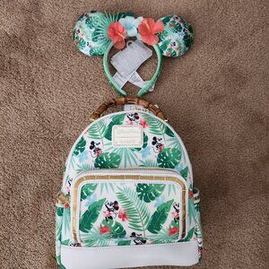 Disney Tropical Summer Mini Backpack and Matching Ears